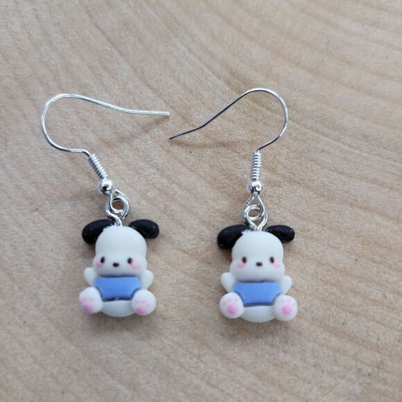 2/$20 Brand New Handmade Pochacco Earrings - Picture 1 of 3